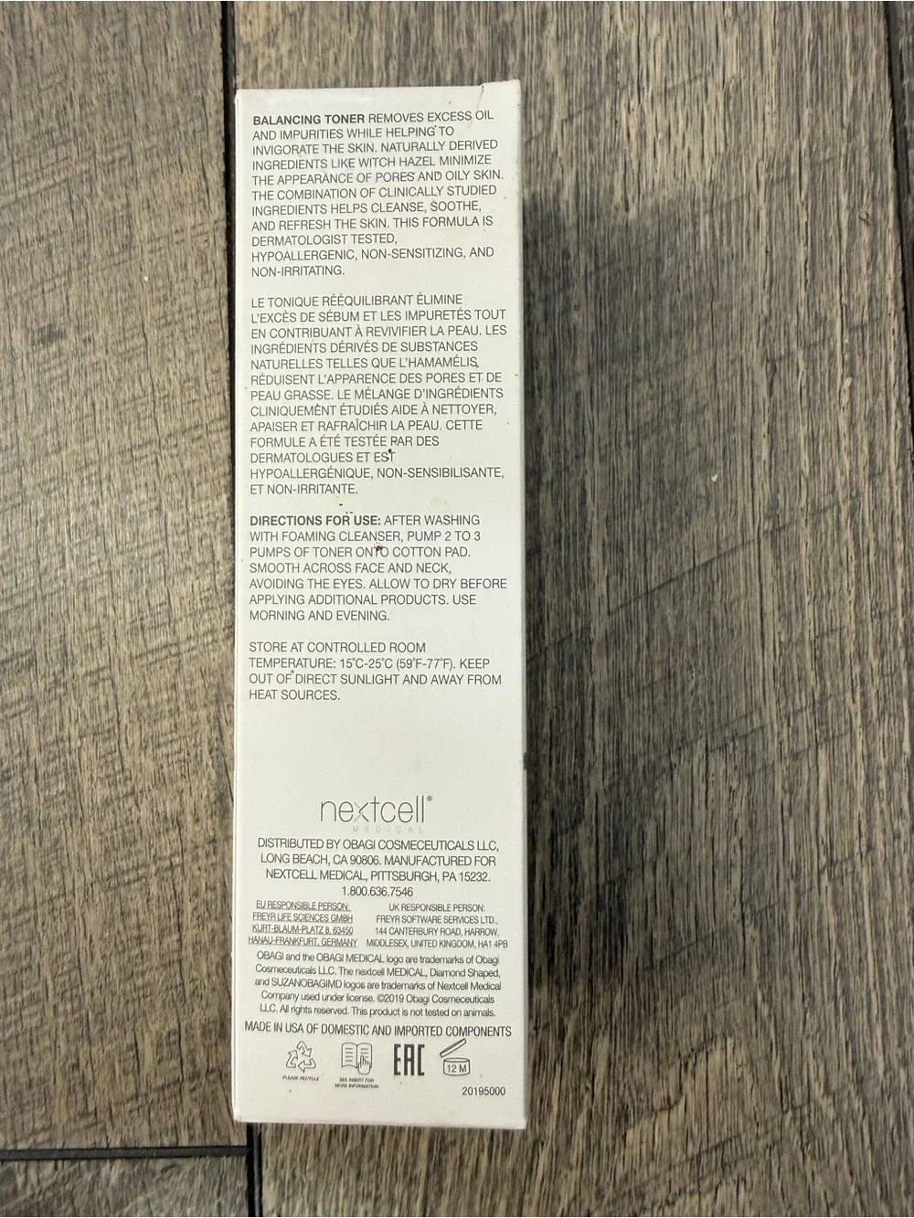 Obagi Balancing Toner - White/Teal